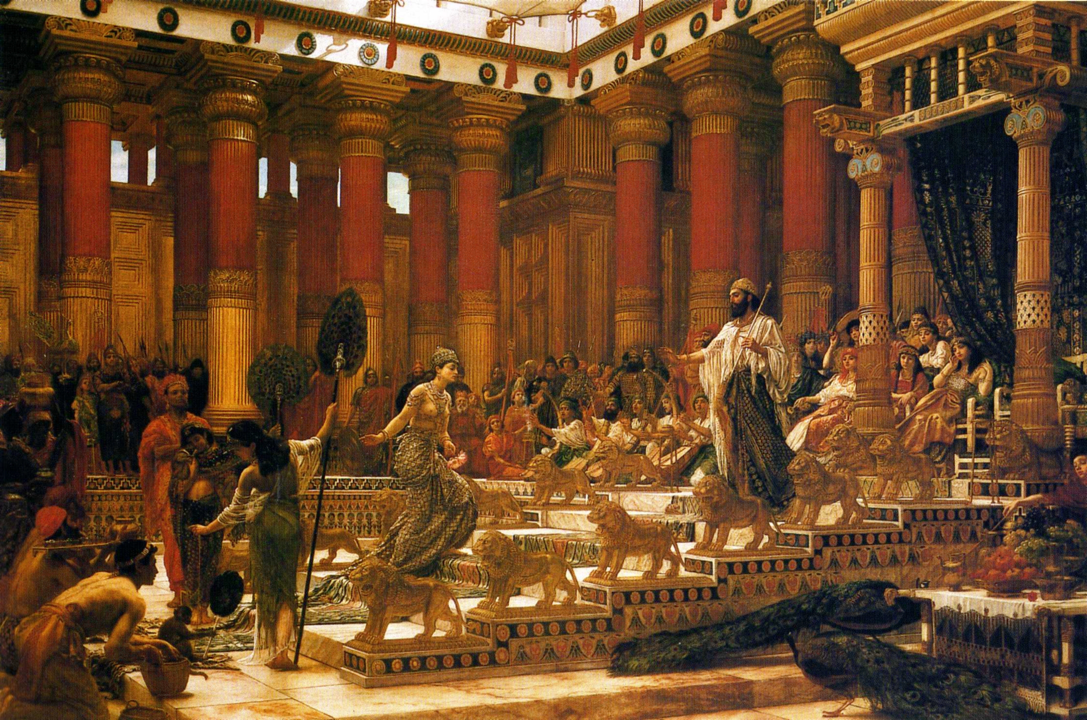 The_Visit_of_the_Queen_of_Sheba_to_King_Solomon_oil_on_canvas_painting_by_Edward_Poynter_1890_Art_Gallery_of_New_South_Wales