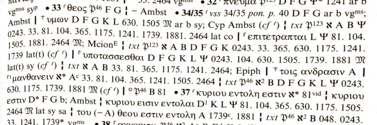 Das Schweigen der Frauen « Dei Verbum